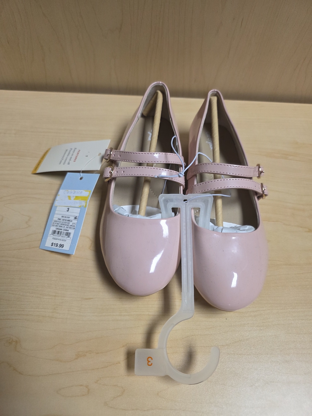 Cat & Jack Pink Patent Flats - Girls